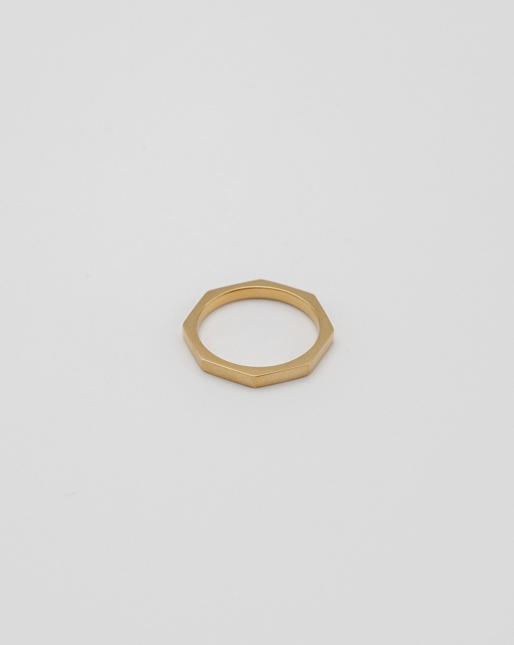 【hum】WG Octagon Ring (9.5号) hum】WG Octagon Ring (9.5号)
