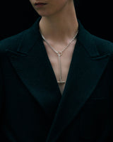 "Chain" lariat necklace