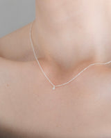 "Diamond" chain necklace(SILVER)