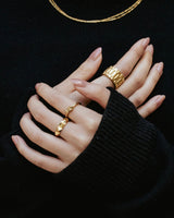 "Chain" band ring（GOLD）