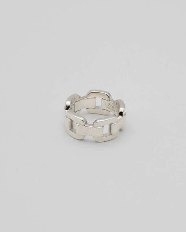 "Chain" link ring(SILVER)