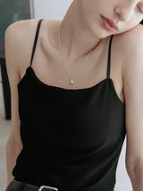 "Bean" charm necklace (SILVER)