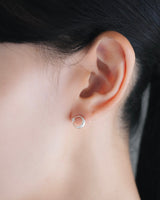 "Moon" diamond pierce(SILVER)