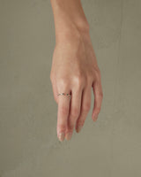 "Onyx" thin ring