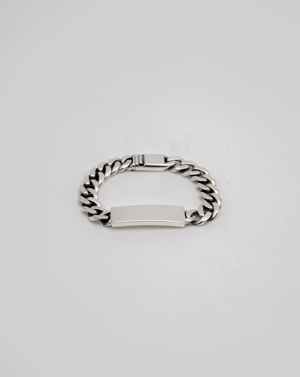 "Chain" plate bracelet(SILVER)