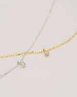 "Diamond" chain necklace(SILVER)