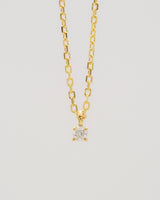 "Diamond" chain necklace(GOLD)