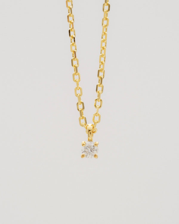 "Diamond" chain necklace(GOLD)