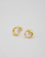 "Moon" diamond pierce(GOLD)