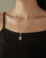 "Lily" charm necklace