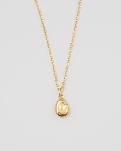 "Bean" charm necklace (GOLD)