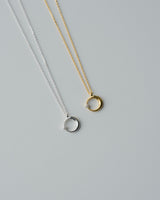 "Moon" diamond necklace(GOLD)