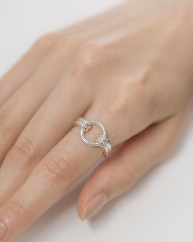 "Circle" open ring(SILVER)