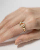 "Circle" open ring(GOLD)