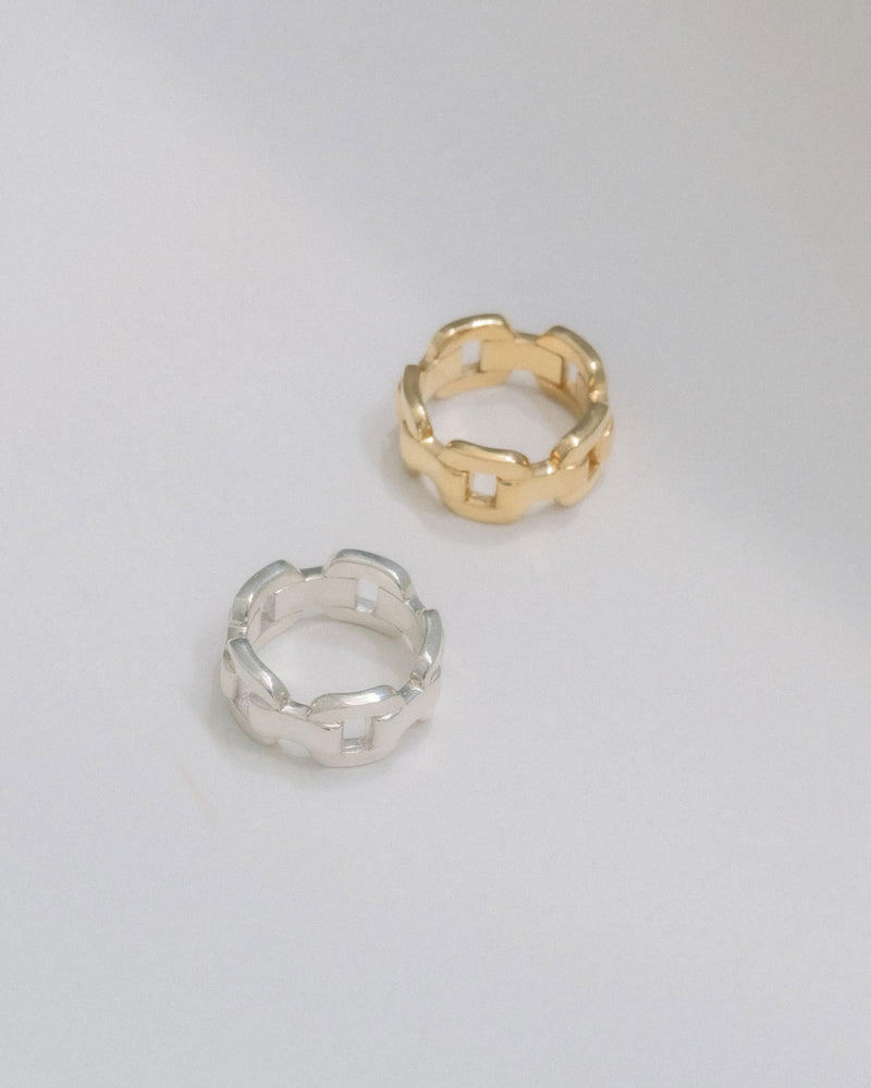 "Chain" link ring(GOLD)