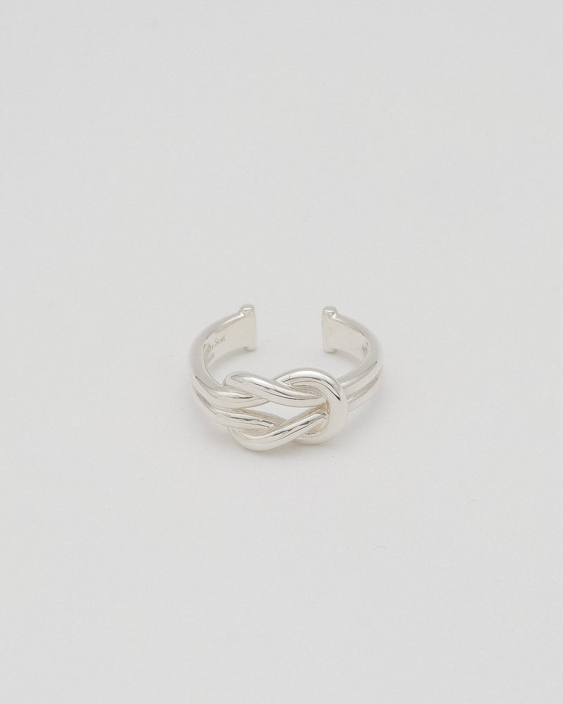 2024.11.22.Fri.21:00〜【zzzgoo×Scat】Square knot ring (SILVER)