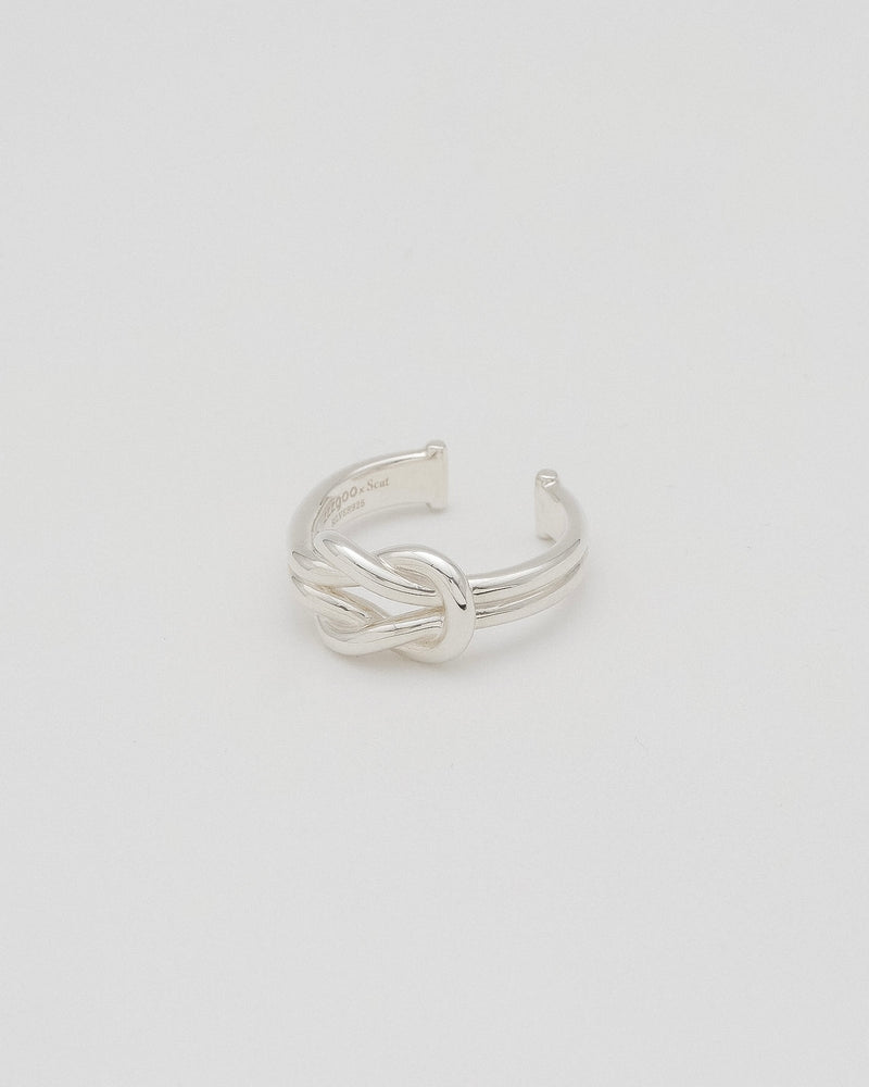 2024.11.22.Fri.21:00〜【zzzgoo×Scat】Square knot ring (SILVER)