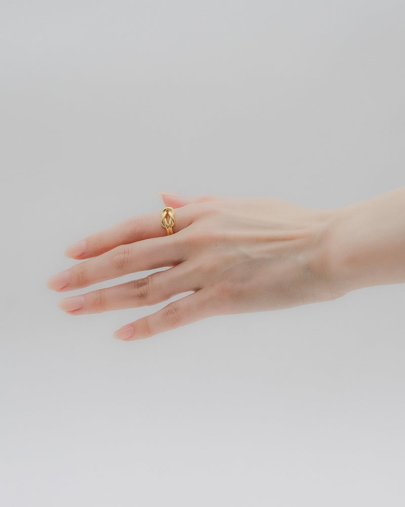 2024.11.22.Fri.21:00〜【zzzgoo×Scat】Square knot ring (GOLD)