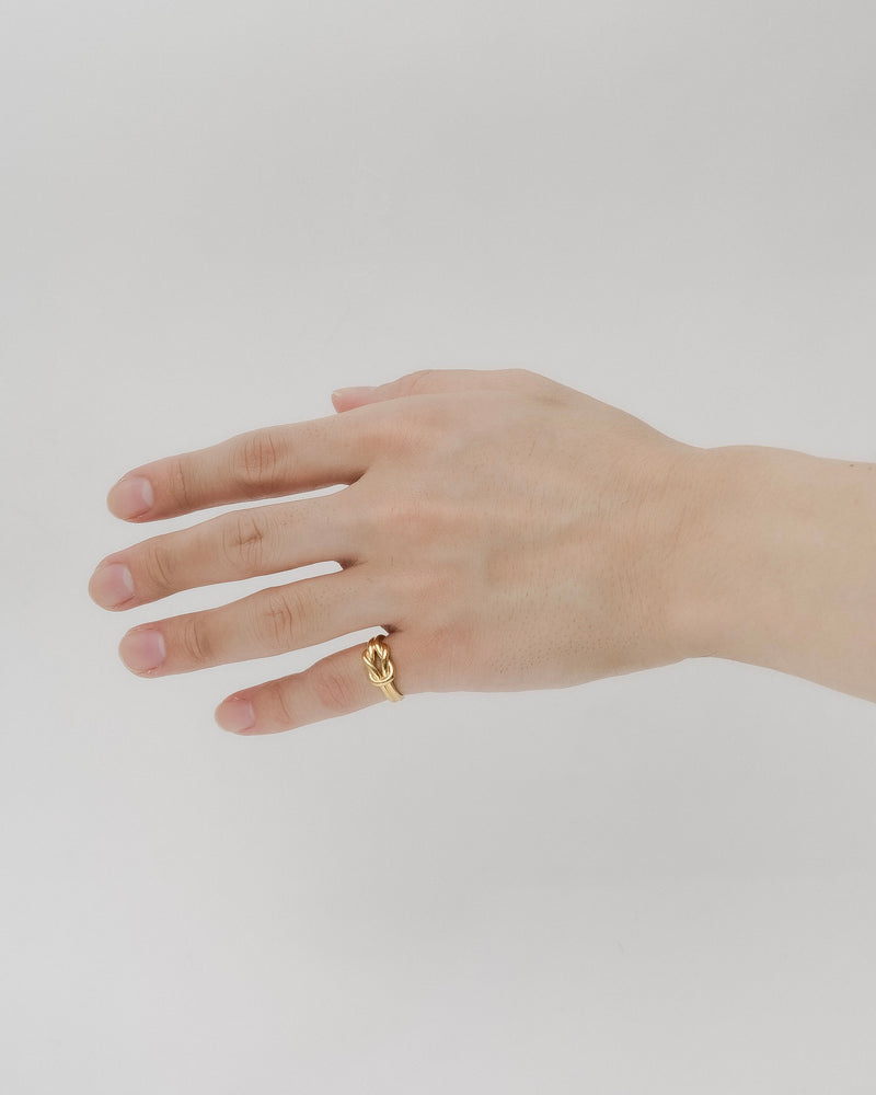 2024.11.22.Fri.21:00〜【zzzgoo×Scat】Square knot ring (GOLD)