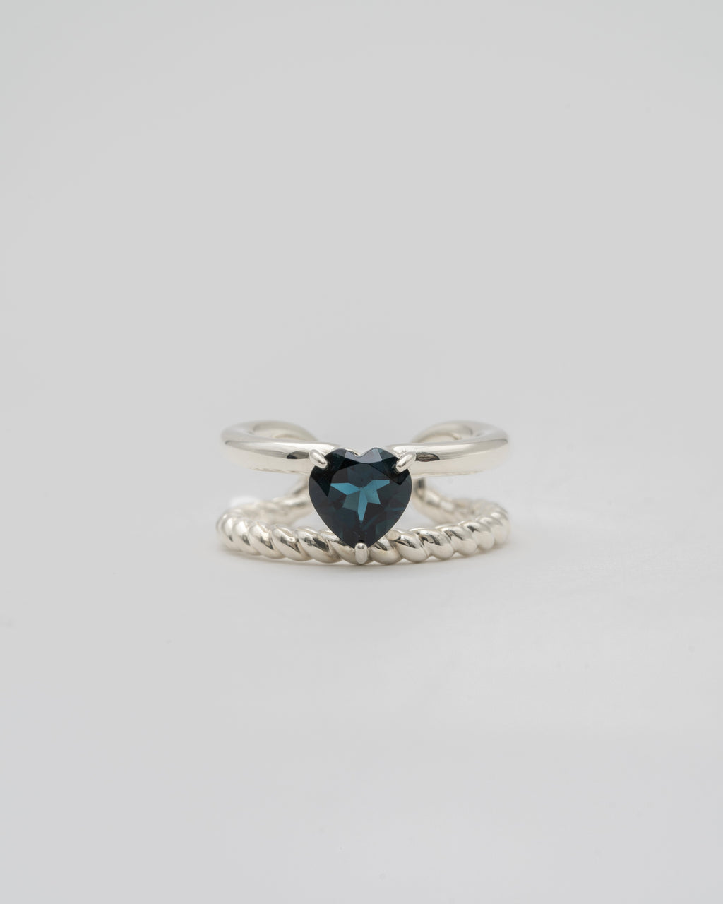 no.0381 ロンドンブルークォーツとガラスのミラーボール Heart_duality_ring_SILVER_LOND