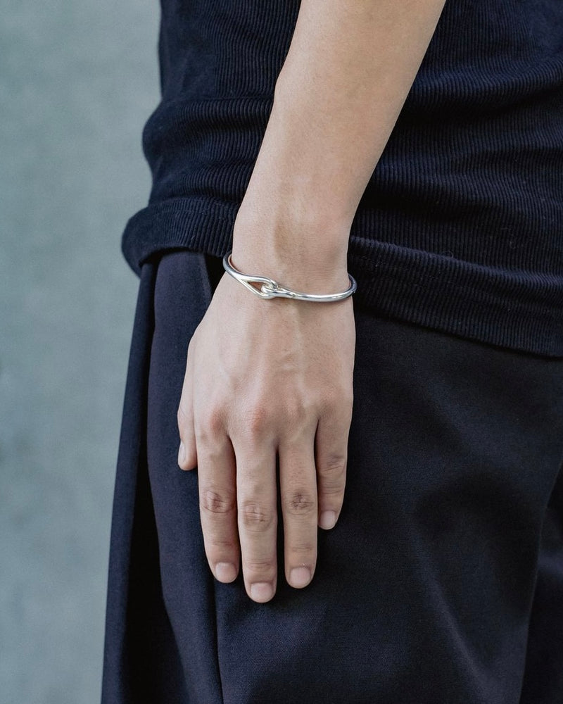 "Hook" bangle (SILVER)