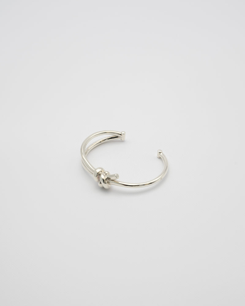 "Knot" bangle (SILVER)
