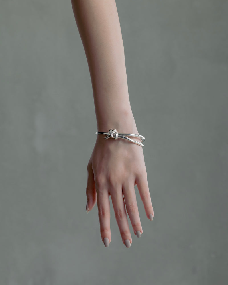 "Knot" bangle (SILVER)