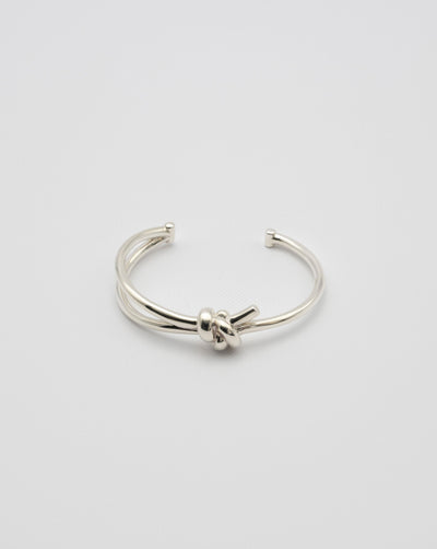 "Knot" bangle (SILVER)