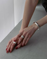 "Proto" volume bangle (SILVER)
