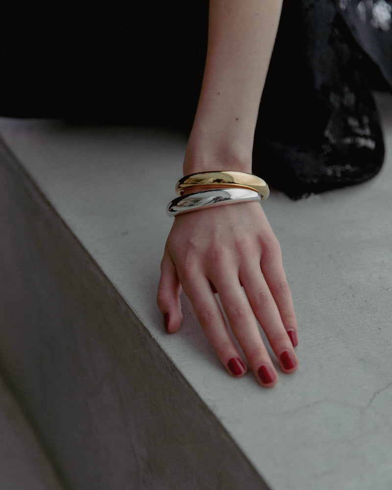 "Proto" volume bangle (SILVER)