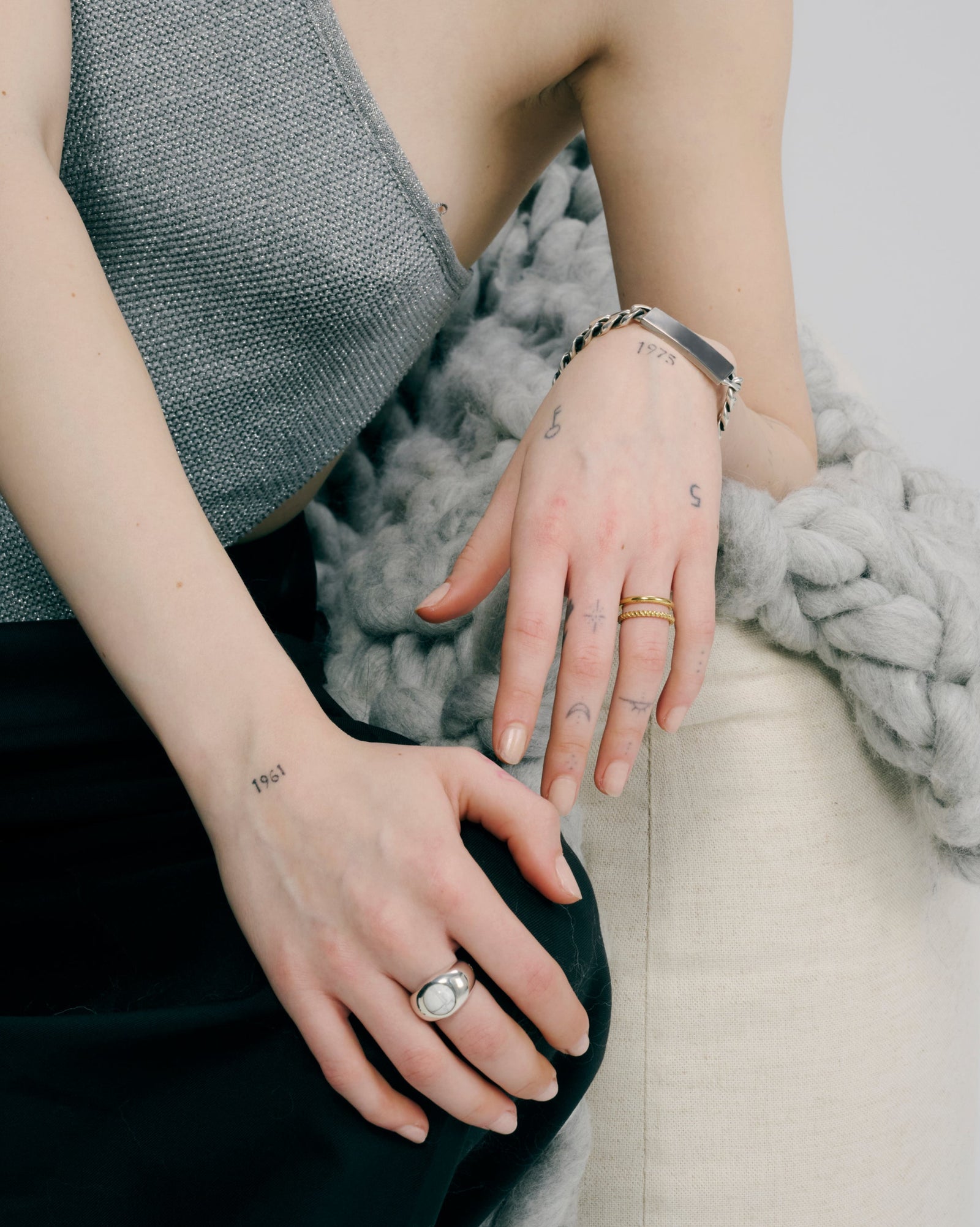 【Scat  stone ring】(marble)天然石リング　シルバーリング Stone