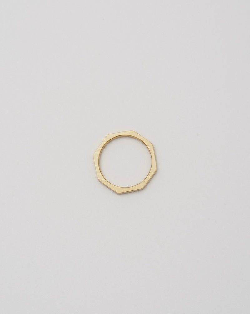 "Octagon" ring(GOLD)