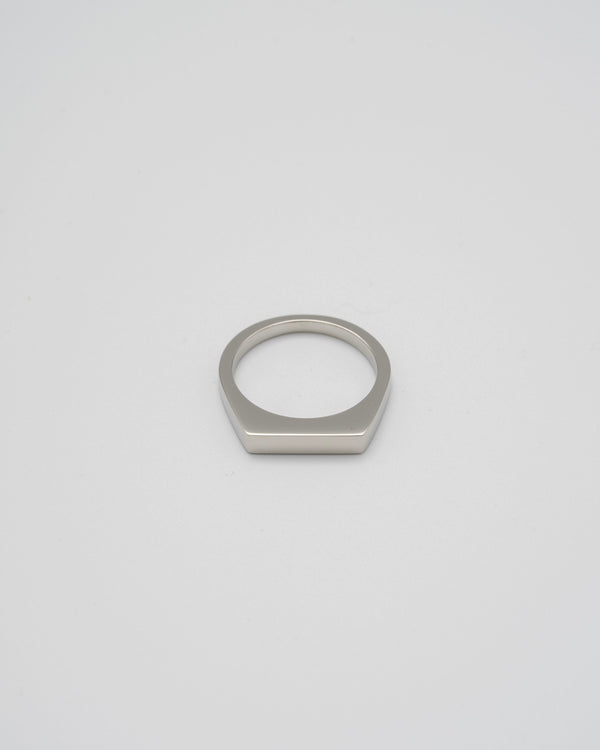 【旧ロゴ】"Proto" signet  thin ring(PLATINUM)