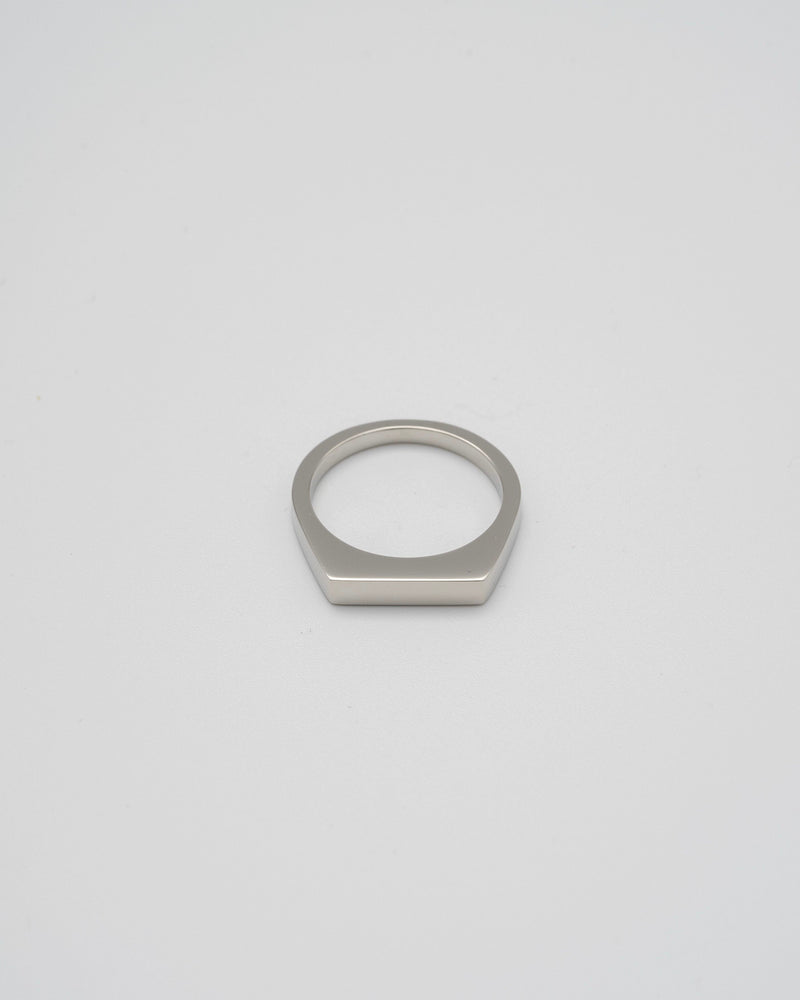 【旧ロゴ】"Proto" signet  thin ring(PLATINUM)