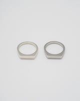 【旧ロゴ】"Proto" signet  thin ring(PLATINUM)