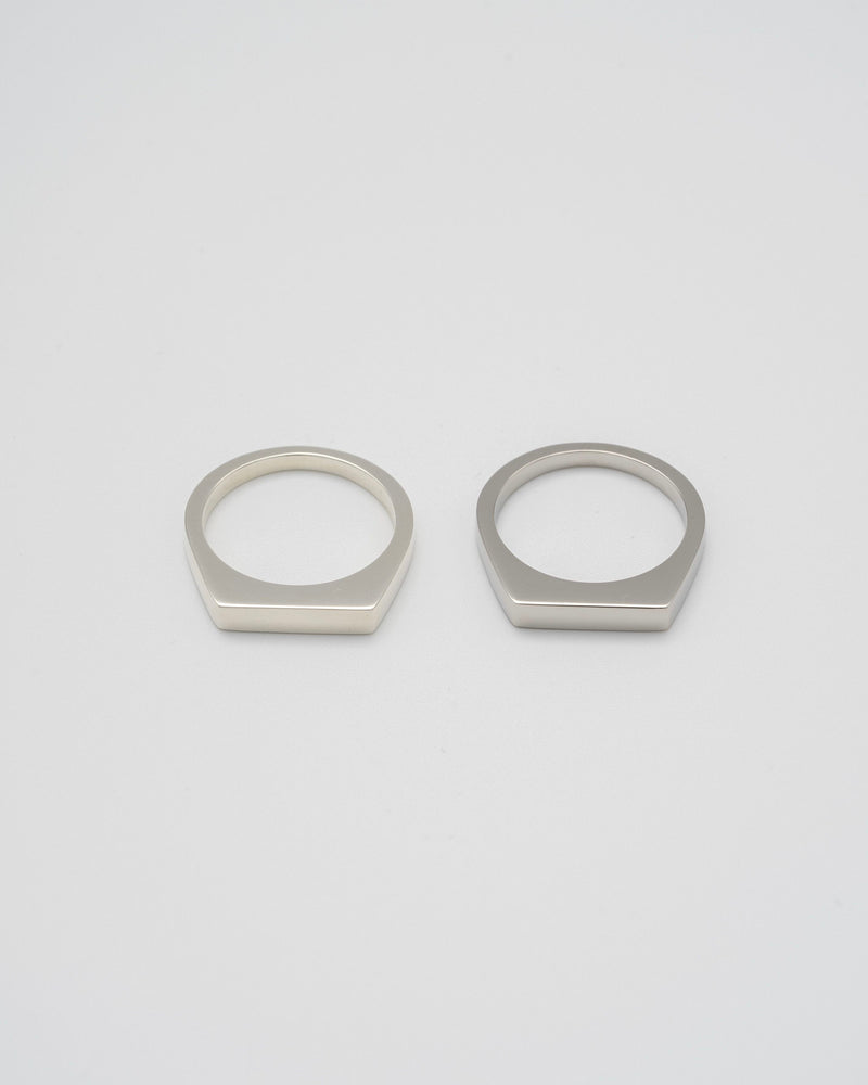 【旧ロゴ】"Proto" signet  thin ring(PLATINUM)