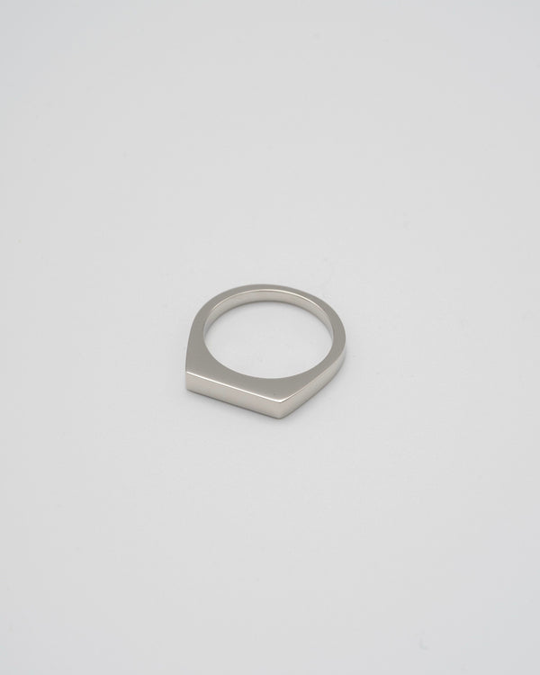 【旧ロゴ】"Proto" signet  thin ring(PLATINUM)