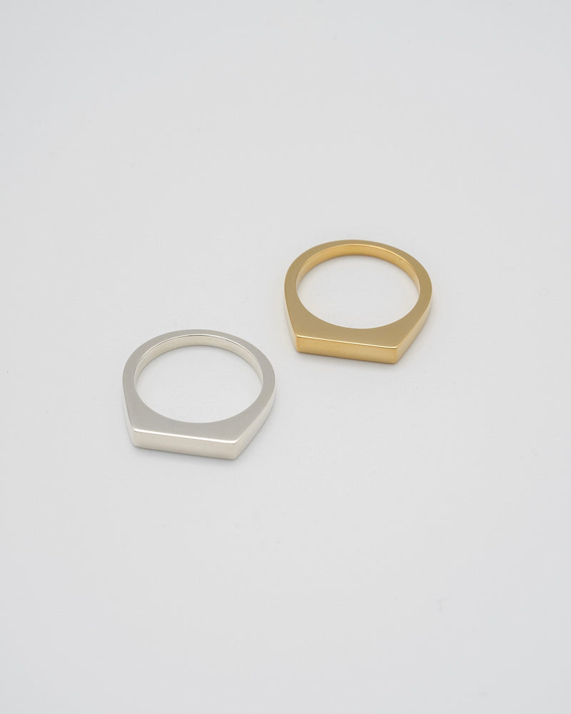 【旧ロゴ】"Proto" signet thin ring(SILVER)