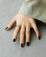 【旧ロゴ】"Proto" signet  thin ring(PLATINUM)