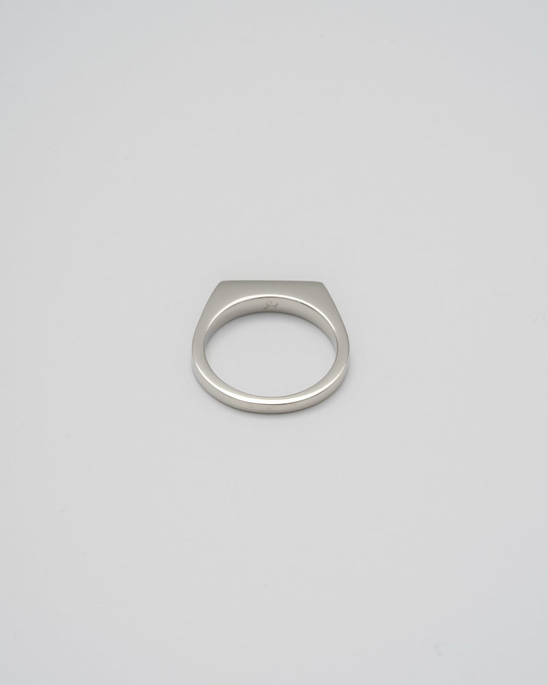 【旧ロゴ】"Proto" signet  thin ring(PLATINUM)