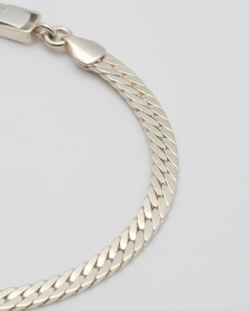 "Snake" chain bracelet (SILVER)