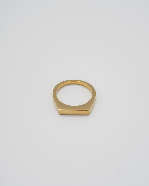 【旧ロゴ】"Proto" signet  thin ring(GOLD)