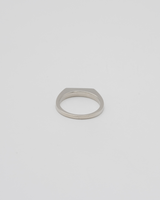 "Proto" signet  thin ring(PLATINUM)