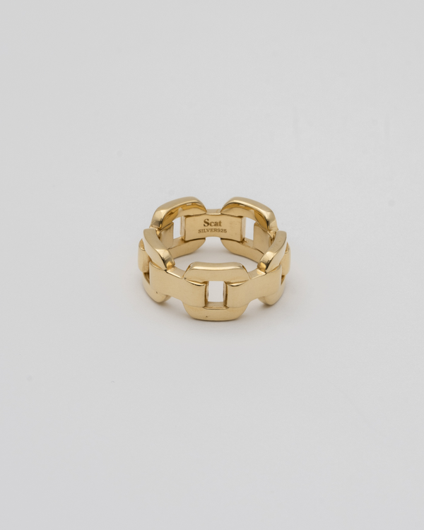 "Chain" link ring(GOLD)