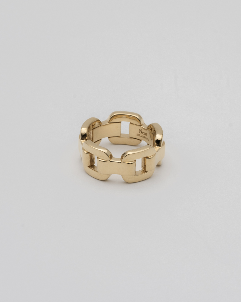 "Chain" link ring(GOLD)