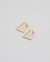 "Triangle" open pierce(GOLD/両耳用)