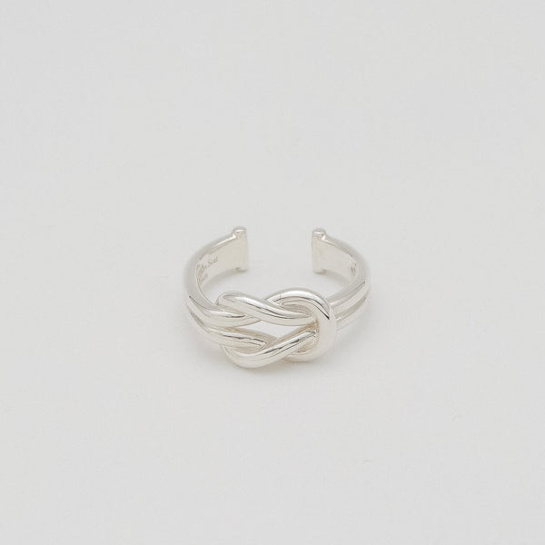 ファッション雑貨・小物その他 +DEINET+ KNOT LOGO RING IN SILVER KDBYM4S32110400F zzzgoo × Scat Special collaboration. – Scat Official Shop
