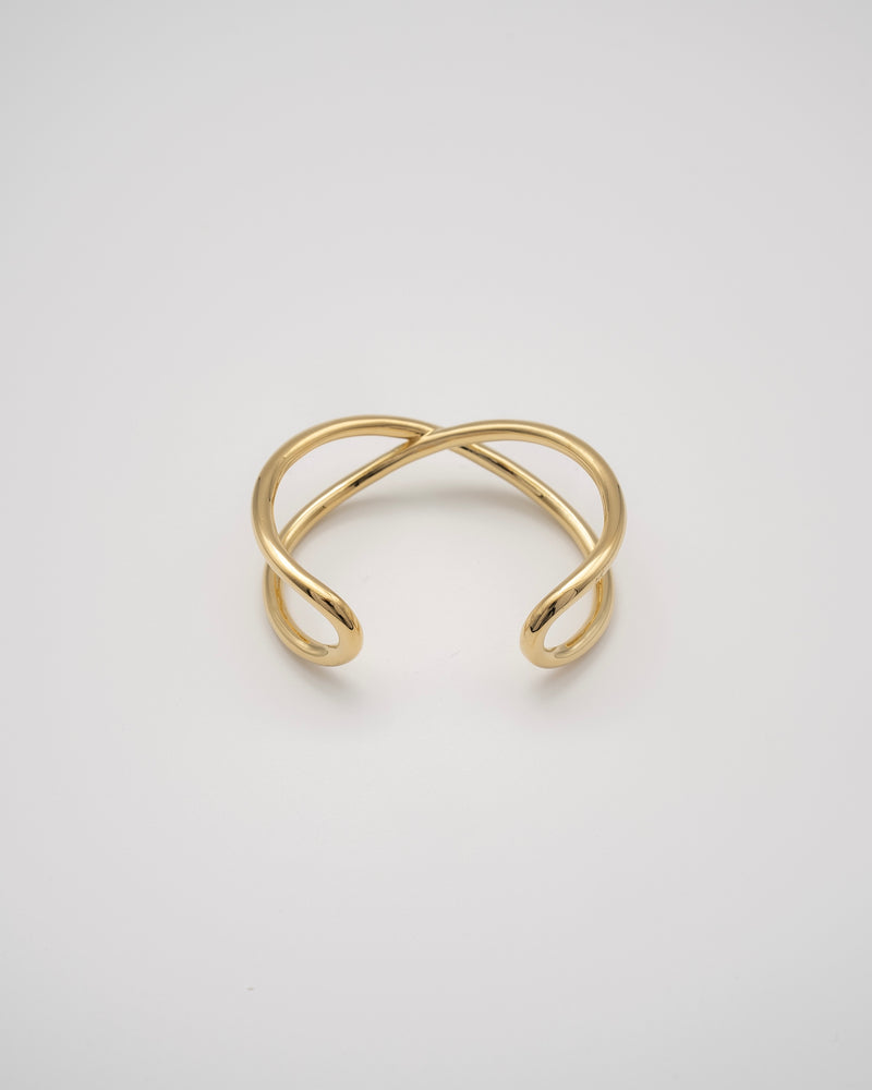 "Cross" bangle (GOLD）