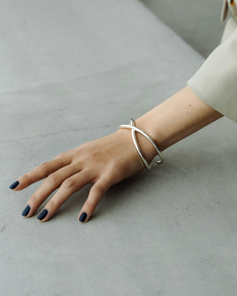 "Cross" bangle (SILVER)
