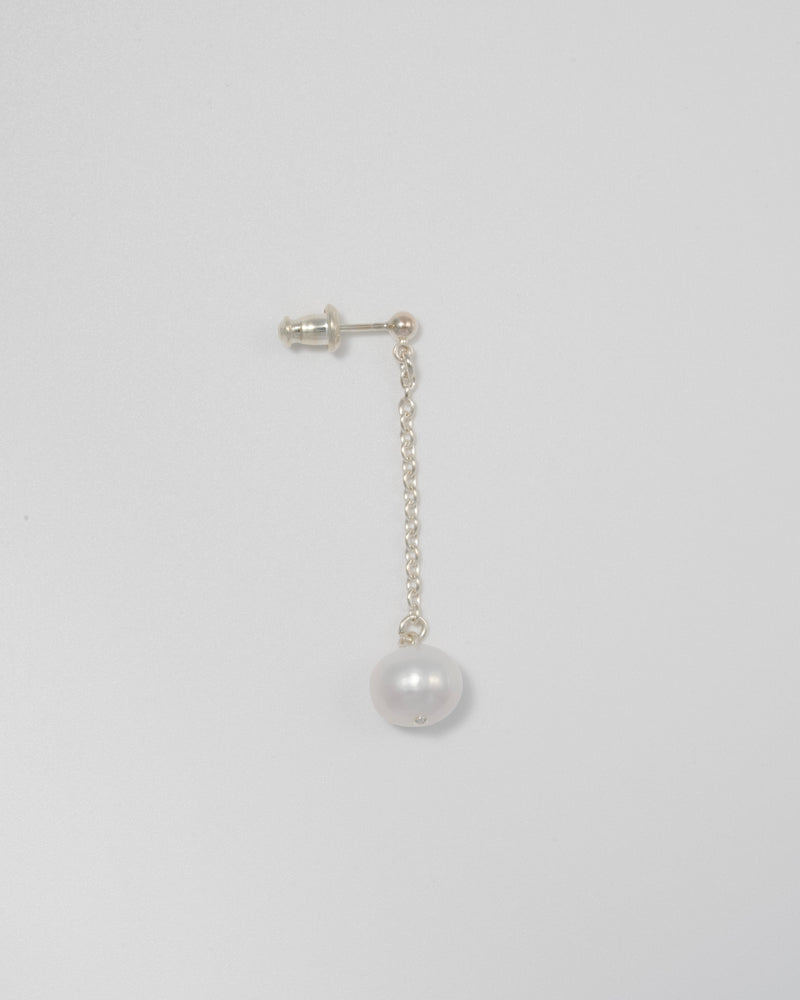 "Pearl" dangle pierce (SILVER)